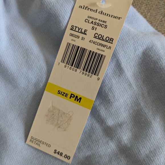 Alfred dunner embroidered Capri top set hummingbird pm - Picture 8 of 8